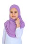 Girl's Ready-Made Headscarf Practical Combed Cotton Shawl Islamic Clothing - 3