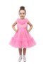 - Girls' Tiered Tulle Ruffle Dress - Multicolor - 1Y to 10Y