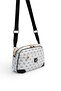 White - Black Monogram Women's Crossbody Bag Sp1094 - 2