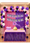 Kuromi Birthday Party Celebration & Curtain Table Skirted Balloon Set