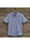 Men's Classic Loose Fit Short Sleeve Checkered Dad Shirt with Pockets