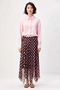 Women's Maxi Skirt Polka Dot Tulle Lined A-Line Asymmetrical Cut Polyester Comfortable Summer Collection Daily - 4