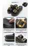 Double Buckle Women's Gold Buckle Eva Lightweight Soft Thick Sole Slippers - 2