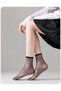 Aeria Series Women's Non-Slip Silicone Sole Invisible 5 Den Transparent Tulle Socks Yoga Pilates and Daily Use Socks - 2