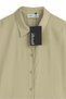 Balloon Sleeve Long Tencel Tunic in Fat Green - 3