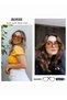 Classic Vintage Large Black Frame Yellow Lens Retro Aviator Sunglasses Fashion UV400 Protection Sun Glasses for Women Men - 2