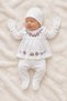 Seasonal Cotton 5-Piece Newborn Baby Girl Hospital Discharge Bodysuit Set, Suitable for Use between 0-3 Months - 4