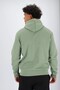 Men's Classic Fit Hooded Collar Organic Cotton Men's Sweatshirt Light Green - 2