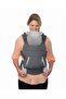 Cuddle Up Ergonomic 2-Way Hoodie Baby Carrier, Adjustable & Wide Belt - Grey - 2