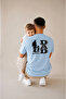 Father's Day Gift, Father-Child Combination, 100% Cotton Oversize T-Shirt