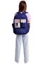 Florid Girl's (Navy Blue - Multicolor) School and Daily Backpack - 6 Compartments - K1863 - 6