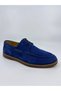 Gunmetal Blue Nubuck Men's Leather Shoes - 2