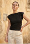 Women's Padded Lace Detailed Backless Blouse - 4