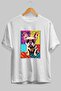For Dog Lovers 65 Front Dog Printed White Oversize T-Shirt 100% Cotton Unisex Dog Lover Premium Design