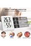 Digital Room Indoor Thermometers, Mini Humidity Meter, Hygrometer Thermometer with Icons, 5s Refresh, Hygrometer Room Temperature Monitor for Home/Office/Nursery/Baby Room/Greenhouse(White) - 3