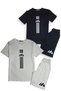 Set of 2 Short Sleeve T-Shirts and Shorts for Children Minikmotion Bottom and Top Set - 2