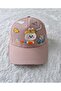 Premium Unisex 5-10 Years Old Pink Children's Hat with Rabbit Figure - 2