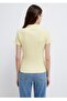 Polo Collar Textured Fabric Fitted Cut T-Shirt. - 3