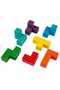 Natural Wooden Colorful Soma Cube Brain Teaser - Geometric Tetris and Educational Blocks 3D Puzzle for Kids - 2