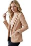Lycra Super Soft Half Turtleneck Zero Sleeve Women's Bodysuit Athlete Ozt-520 - 4