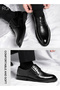 Formal Business Leather Shoes for Men High Fashion Textures Soft Sole Comfort Wedding Groom Shoes Me - 4