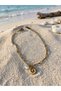 Dorin Handmade Chain Bracelet |   Pearl Detailed Gold-Tone Elegant Bracelet - 2