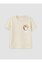 New Season Lcw Kids White Printed Boys' T-Shirt Set - 8