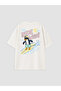 Lcw kids bicycle collar printed boy's t-shirt - 5