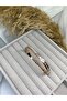 Gold Plated Double Sided Baguette Stone Roman Numeral Bracelet - 2