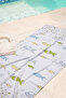 Fish-Themed Underwater Kids Beach Towel - Pastel Marine Pool Quick-Dry Microfiber Towel - 7