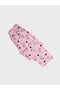 Pink Rabbit Pattern Short-Sleeved Crew Neck Summer Pajama Set with Cotton for Girls and Mother - 6
