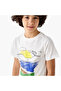 Crew Neck Short Sleeves T-shirt with Print - 4