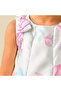 Round Neck Sleeveless Dress with Floral Print - 3