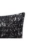 Black and White Textured Decorative Throw Pillow Cover Modern Chenille Design - 4