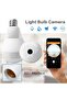 360° Panoramic WiFi Bulb Security Camera 1080P – Wireless IP LED Camera, Motion Detection, Night Vision, Home Surveillance Smart Security Camera - 3