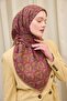 Monare Scarf Bud Pomegranate Flower 90X90