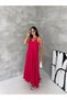 Strappy V-Neck Loose Fit Maxi Dress - 6