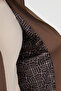 Straight Slim Fit Shirt Collar Zipper Men's Coat Pants Coffee - 17166.26Y - 7