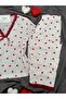 Women's Patterned Short Sleeve Report Pajama Set - 3