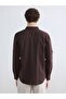 Regular Fit Linen Blended Men's Shirt - 4