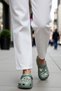 Women's Light Sole Eva Closed Toe Sandals Slippers with Gold Buckle Detail Comfortable Daily Casual Modern - 2