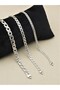 Vip Silver Color Xuping Steel Bracelet, Non Tarnish Steel Bracelet 19 cm - 3