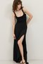 Black Lace Midi Dress - 2