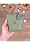 Genuine Leather Card Holder Zippered Small Women's Wallet 2152