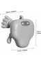 Shiatsu Neck Massager with Heat, Wireless Portable Deep Tissue Electric Massage for Neck, Shoulder & Back Relaxation [Heavy Duty] - Grey - 2