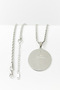 Silver Color Double Sided Inscribed Sufi Twist Chain Stainless Steel Necklace - 3