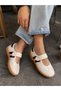 Full Anatomical Sports Ballerina Casual Shoes Classic Shoes Women's Ballerina Black White - 2