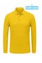 Unisex Children's Long Sleeve 100% Cotton Polo Collar T-Shirt Daily and School Uniform School T-Shirt - 4