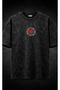 Red Hot Chili Peppers Washed-Out Oversize T-Shirt with Front and Back Print Funk Rock Washed-Out Tshirt - 4