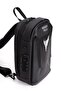 Men's Waterproof Single-Strap Sling Bag with Combination Lock, USB and Headphone Port, Cross-Shoulder and Backpack Bag - 4